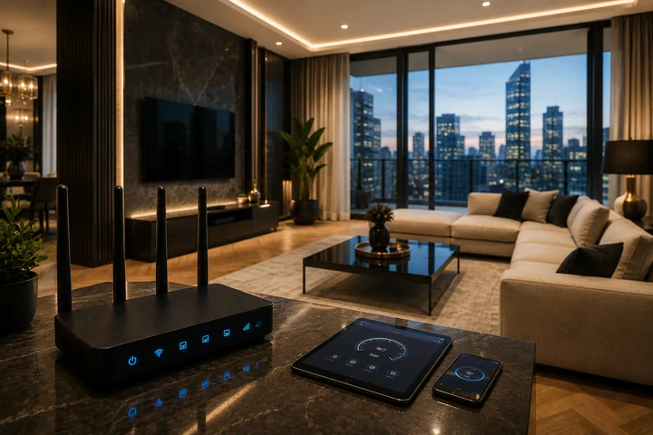Jak wybrać internet do apartamentu premium?