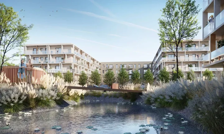 Osiedle mieszkaniowe - wizualizacja osiedla