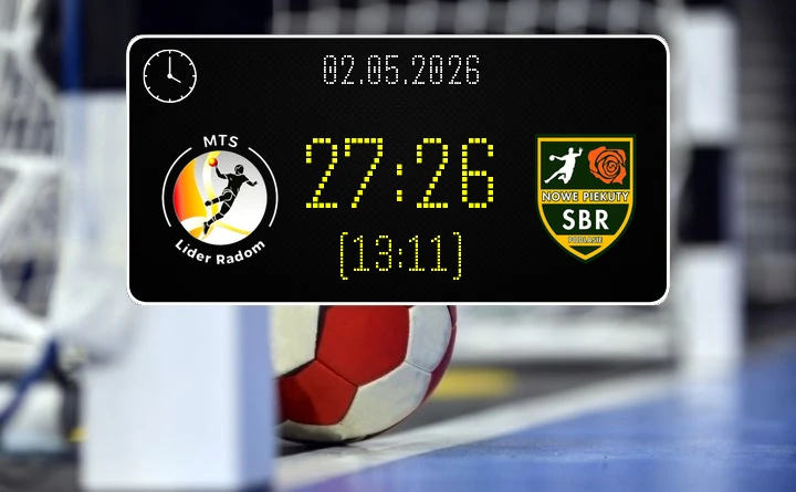 [PIŁKA RĘCZNA] MTS Lider Radom – SBR Podlasie Nowe Piekuty 27:26 w I Lidze Mężczyzn (Grupa C) – nerwowa końcówka i cenne zwycięstwo radomian