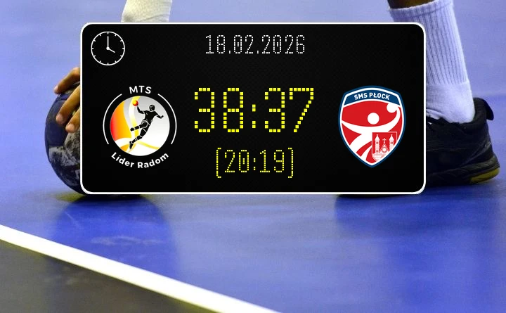 [PIŁKA RĘCZNA] MTS Lider Radom – SMS ZPRP I Płock 38:37 – walka o punkty w I Lidze Mężczyzn (Grupa C), kolejka 16