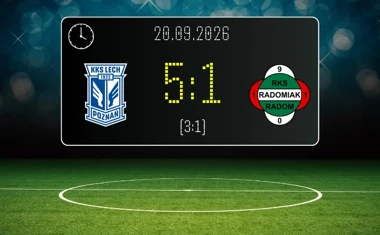 [PIŁKA NOŻNA] Lech Poznań – Radomiak Radom 5:1 w PKO BP Ekstraklasie – gospodarze szybko odwrócili losy meczu
