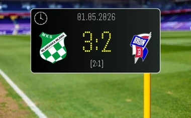 [PIŁKA NOŻNA] Mławianka Mława – Broń Radom 3:2 w Betclic 3. Lidze – Grupa 1 (Grupa I)