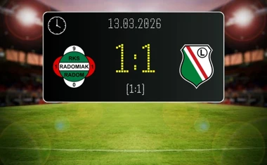 [PIŁKA NOŻNA] Radomiak Radom – Legia Warszawa 1:1 w PKO BP Ekstraklasie