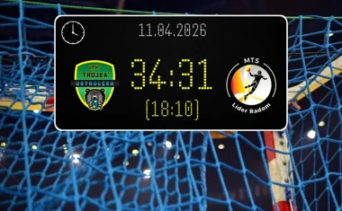 [PIŁKA RĘCZNA] UMKS Trójka Ostrołęka – MTS Lider Radom 34:31 w I Lidze Mężczyzn (Grupa C) – niespodzianka w Ostrołęce