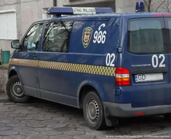 Renault wbiło się w filary KŚT Łaźnia. Kierowca zatrzymany przez świadków