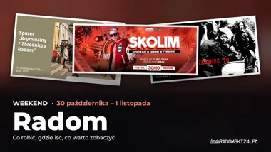 Co robić w weekend w Radomiu? Wydarzenia 30 października – 1 listopada – okładka przeglądu weekendowego