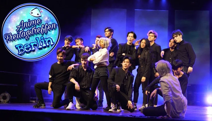 Grafika promocyjna wydarzenia KPOP Random-Dance — wieczór tańca, quizów i wymiany fanowskich drobiazgów w Anime Berlin