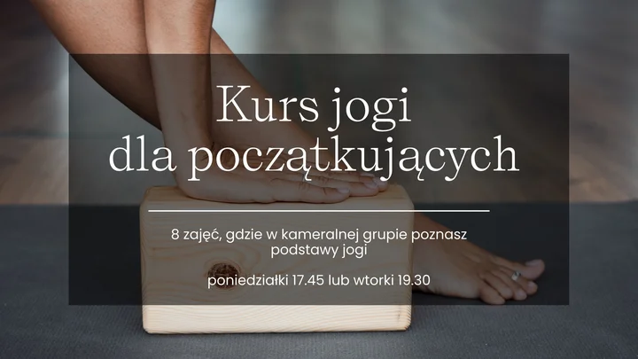 Grafika promocyjna wydarzenia Kurs jogi | Radom — kurs dla początkujących (Pani Joga)