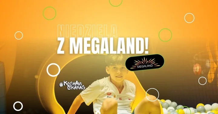 Grafika promocyjna wydarzenia Niedziela z Megaland w #KochamSkakać Radom — 21 grudnia