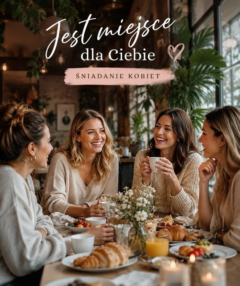Grafika promocyjna wydarzenia Panie na Śniadanie – Łączy nas wiara