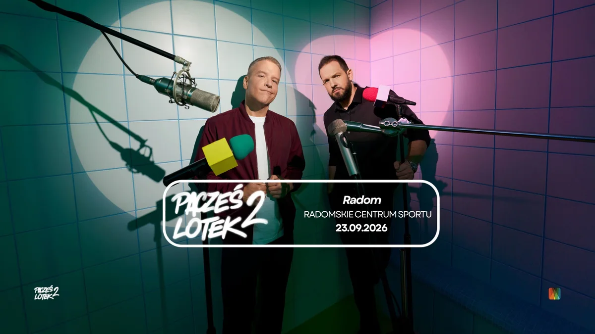 Grafika promocyjna wydarzenia Radom // Pacześ x Lotek Tour 2! – premierowy stand-up