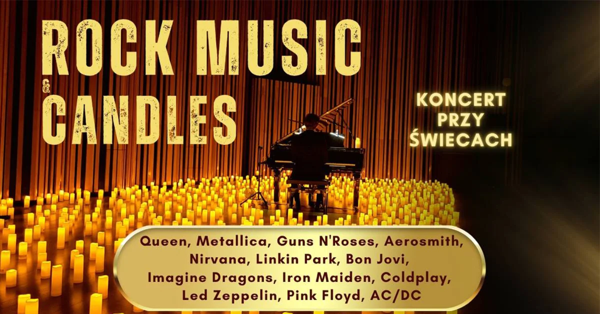 Grafika promocyjna wydarzenia Radom: Piano Best Covers: Rock Music & Candles – koncert w Resursie