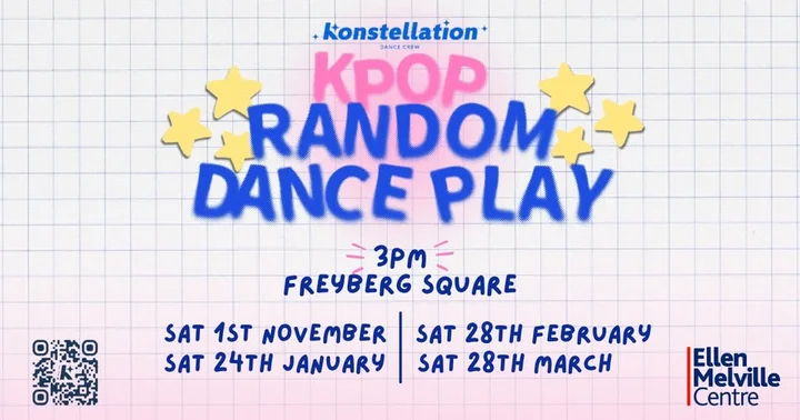 Grafika promocyjna wydarzenia Random Dance Play — Konstellation Summer K‑Pop RDP w Freyberg Square