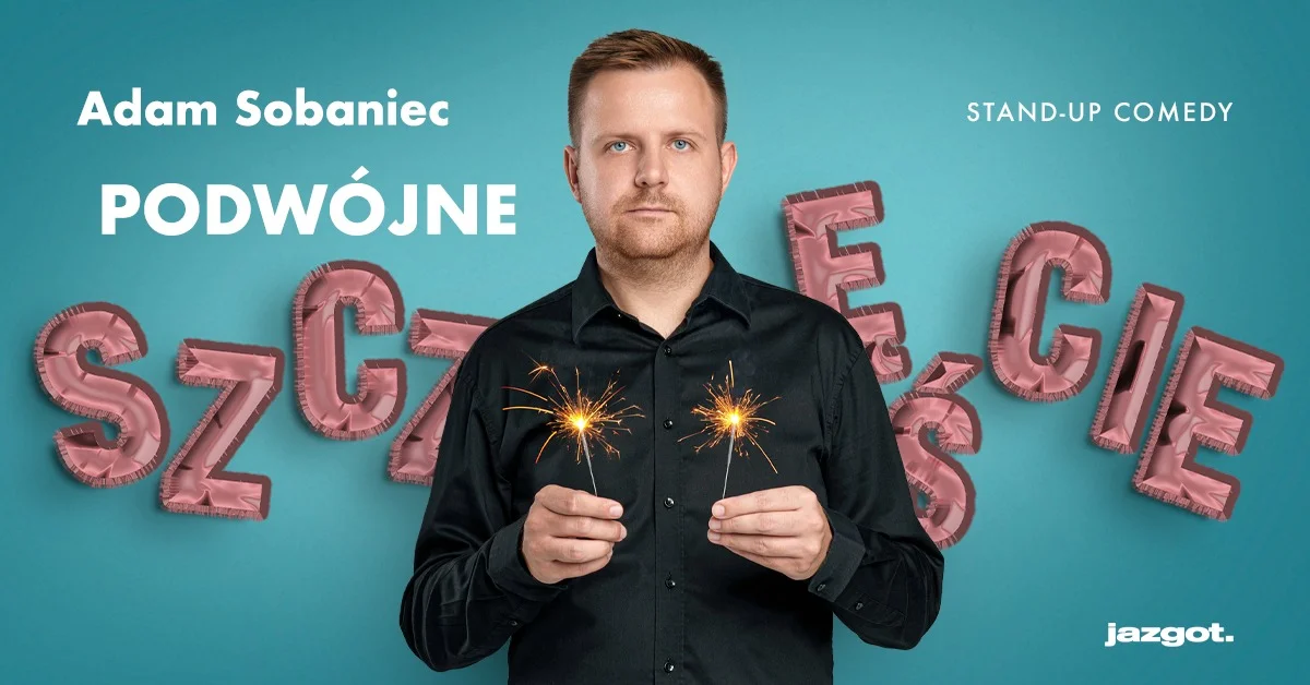 Grafika promocyjna wydarzenia Stand-up Adam Sobaniec o ojcostwie i codziennych absurdach