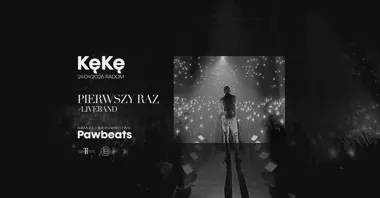 Grafika promocyjna wydarzenia KęKę w Radomiu – koncert 24 kwietnia 2026 w Radomskim Centrum Sportu