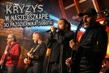 Grafika promocyjna wydarzenia Kryzys: koncert w Radomiu