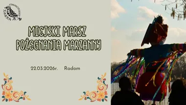 Grafika promocyjna wydarzenia Miejski Marsz Pożegnania Marzanny – Radom