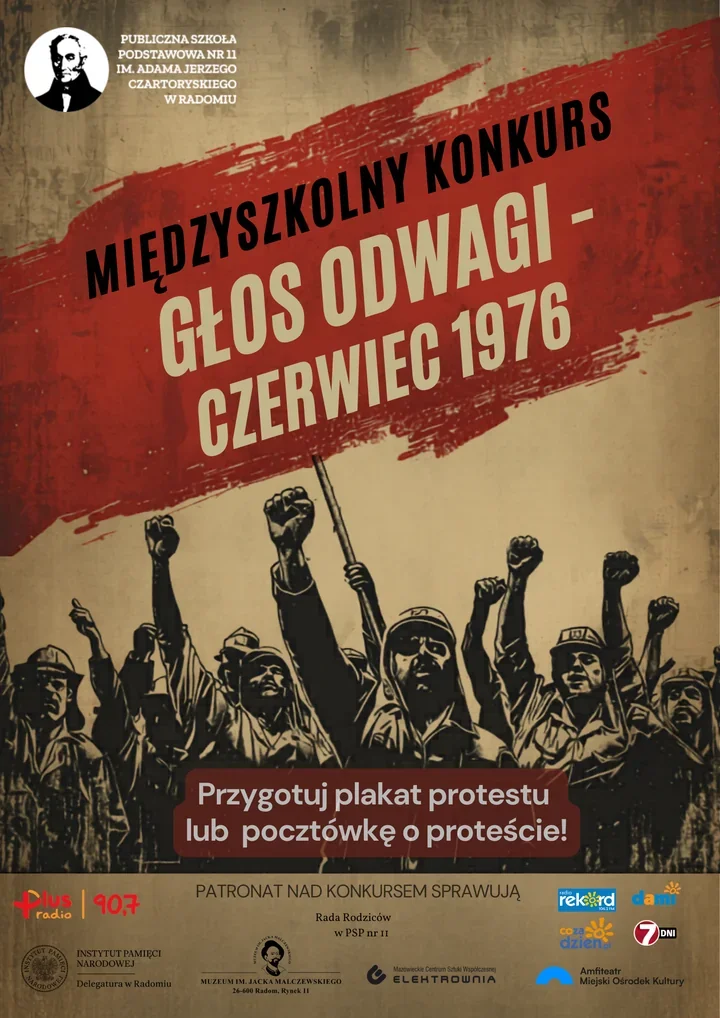 Uczniowie w Radomiu opowiedzą o Czerwcu 1976 przez plakat i pocztówkę