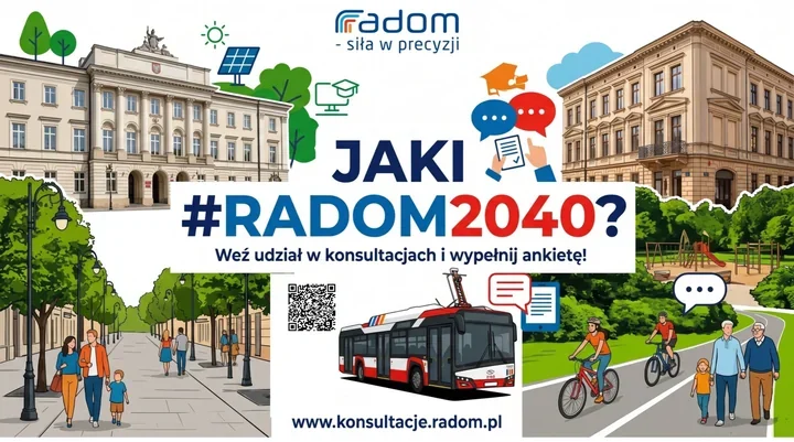 17 spotkań i internetowa ankieta. Ruszyły konsultacje o przyszłości Radomia do 2040 roku