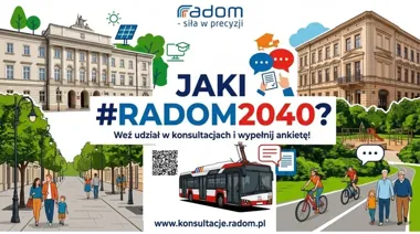 17 spotkań i internetowa ankieta. Ruszyły konsultacje o przyszłości Radomia do 2040 roku