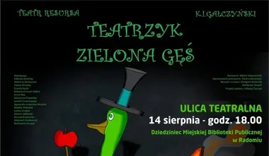 Absurd Gałczyńskiego na dziedzińcu biblioteki. Teatr Resursa wraca z Zieloną Gęsią