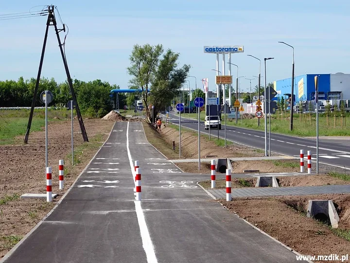 Nowy ciąg przy Energetyków domyka rowerowy szlak na północy Radomia