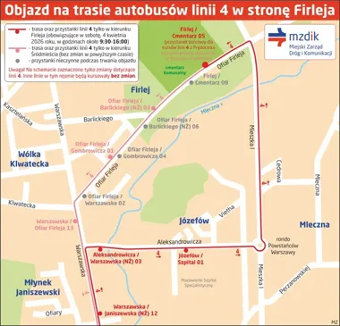 Świąteczny rozkład w Radomiu zmieni dojazd na Firlej i zawiesi linię 20