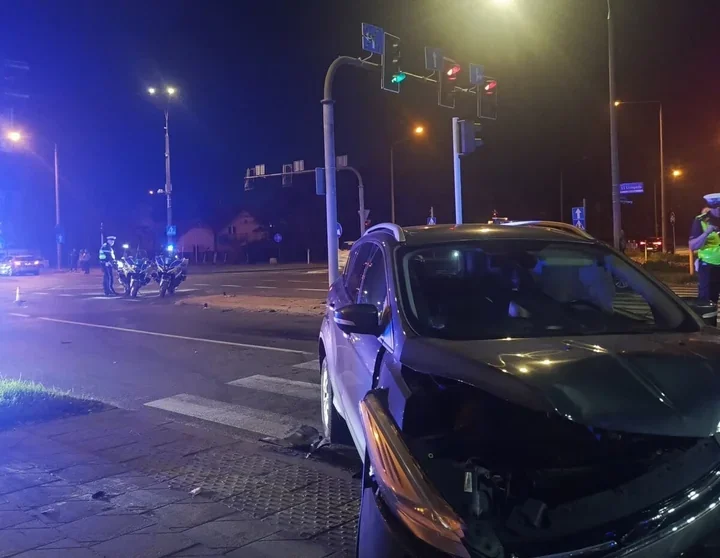 Sześć wypadków pod Radomiem. Motorowerzysta miał blisko 4 promile