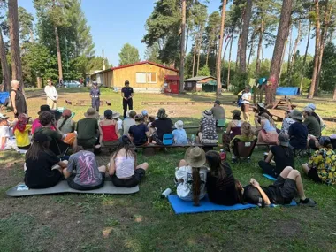 Policjanci odwiedzili obóz harcerski. Mówili o hejcie i bezpieczeństwie
