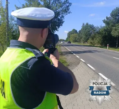 Policja skontrolowała 152 pojazdy w Radomiu. Ujawniono 93 przekroczenia prędkości