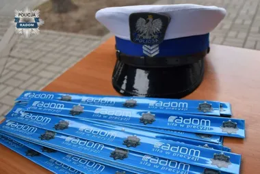 Policjanci z Radomia przypominają o odblaskach. Różnica to 120 metrów