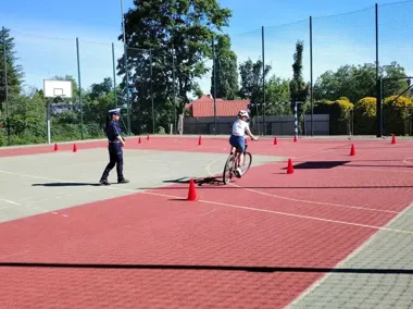 Pierwszy test radomskich uczniów przed jazdą po drogach nie był łatwy
