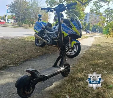 Policja zaostrza kontrole hulajnóg - 13 lat, 20 km/h i zakazy na drodze