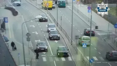 Dron nad pasami w Radomiu wyłapał kierowców na kosztownych błędach