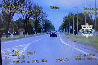 118 km/h w obszarze zabudowanym - 23-latek stracił prawo jazdy