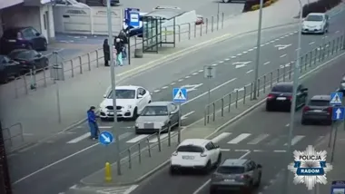 Dron nad przejściami i mandat 1500 zł - radomska drogówka przyłapała kierowców