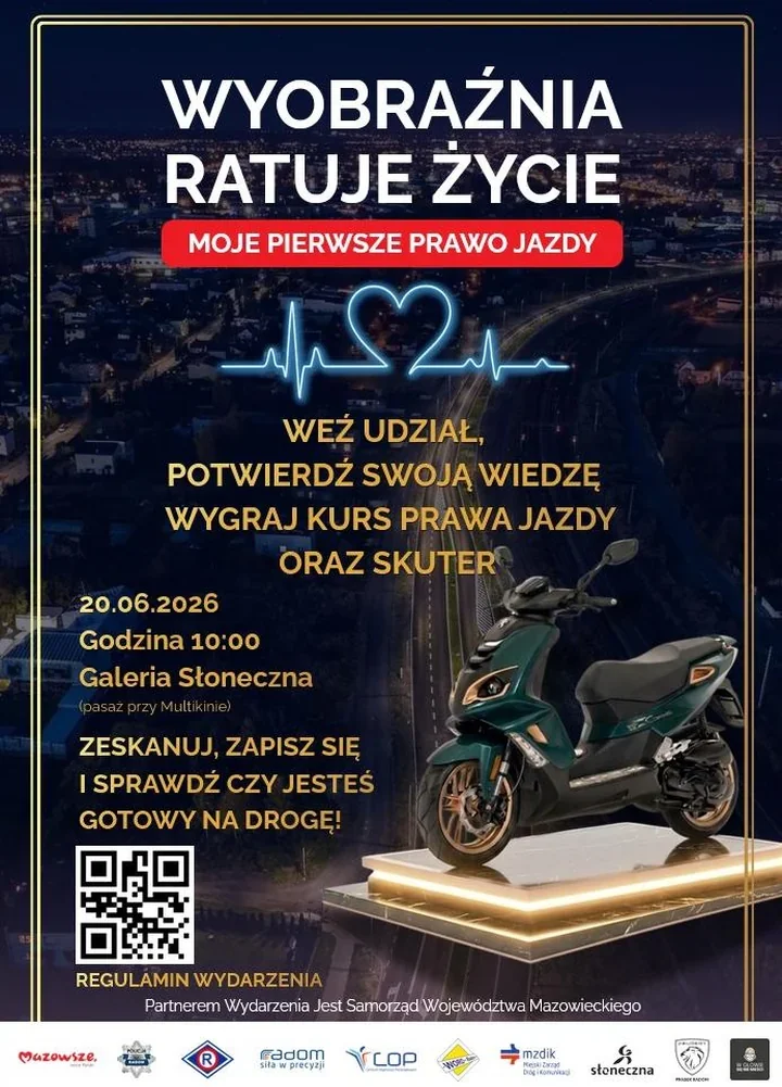 W Radomiu 14-16-latkowie staną przed testem na symulatorze. W grze kurs AM i motorower