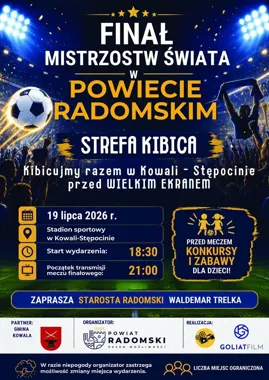 Wielki finał mundialu na telebimie w Kowali. Kibice zobaczą mecz z trybun