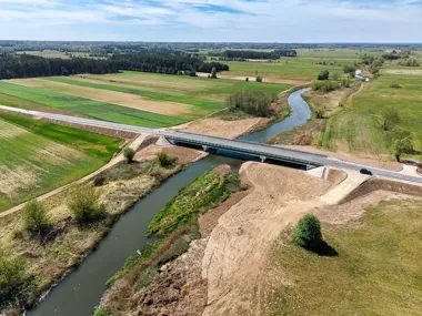 Nowy most nad Radomką i wielki remont drogi w gminie Jedlińsk